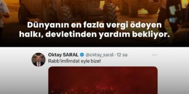 Yangın uçağı yok, koordinasyon yok, hazırlık yok…Ama Cumhurbaşkanı Başdanışmanı, X’ten dua ediyo