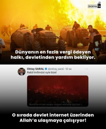 Yangın uçağı yok, koordinasyon yok, hazırlık yok…Ama Cumhurbaşkanı Başdanışmanı, X’ten dua ediyo